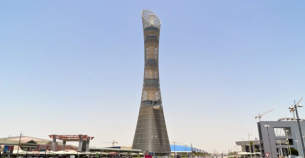 برج أسباير أشهر معالم قطر.