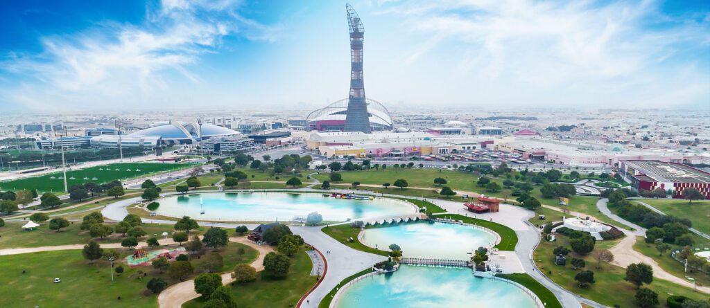 تعد حديقة أسباير من أفضل أماكن سياحية في قطر.
