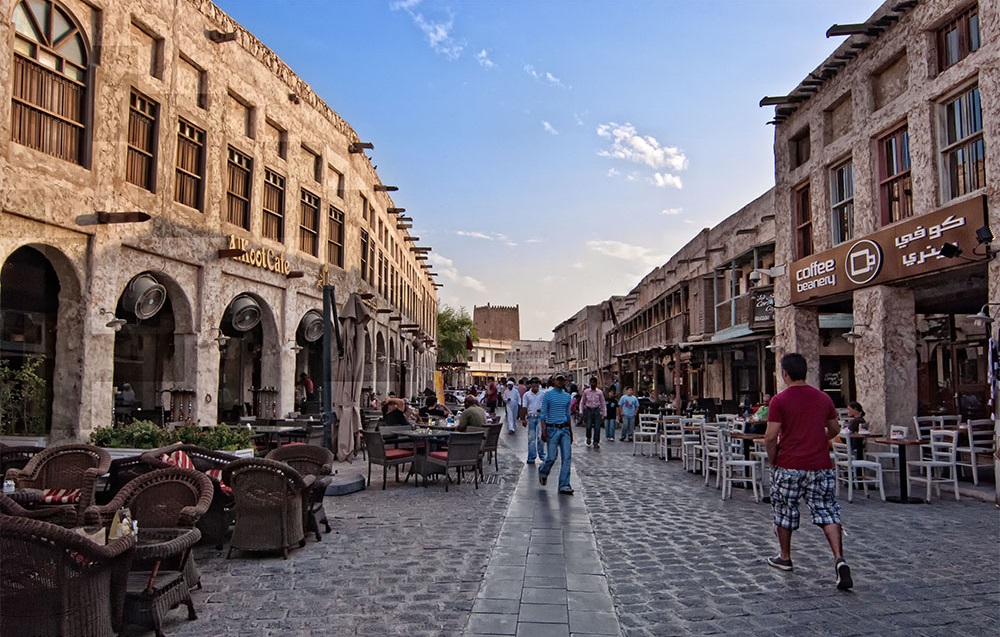 يعتبر سوق واقف من أجمل مناطق سياحية قطر.