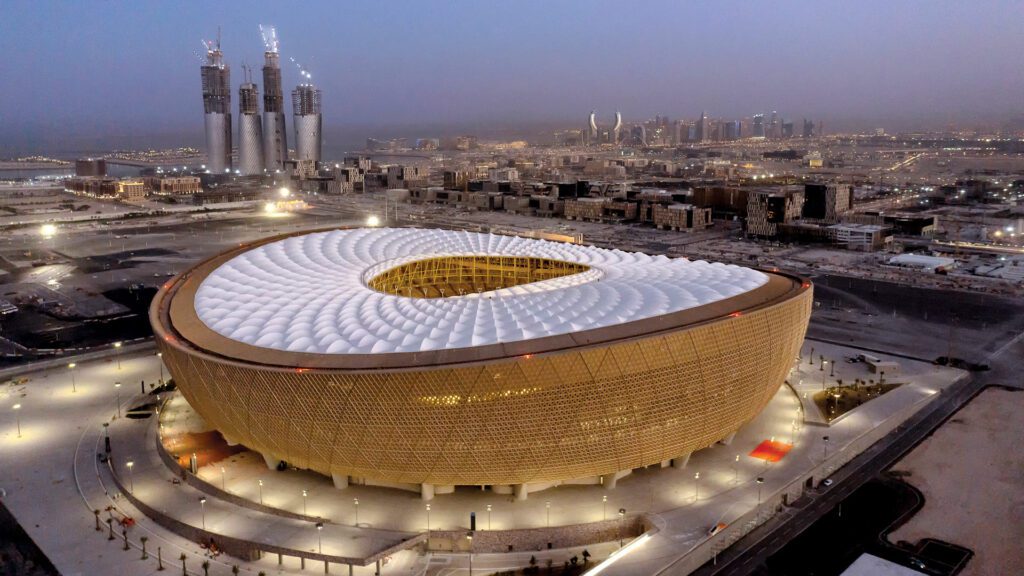 استاد لوسيل أكبر ملاعب قطر لكأس العالم 2022.
