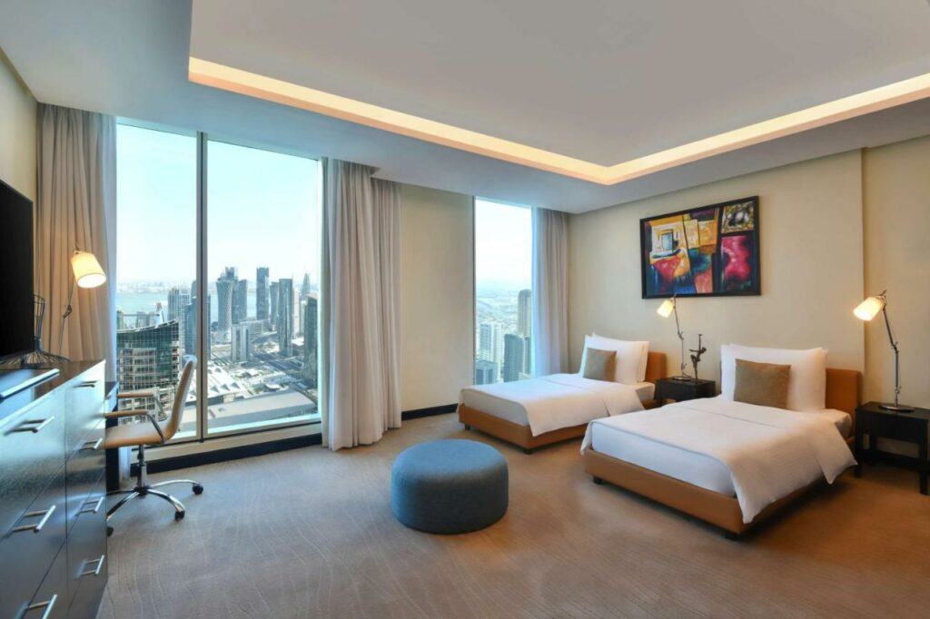 اجنحة كمبنسكي قطر أحد أفضل فنادق الدوحة خمس نجوم.