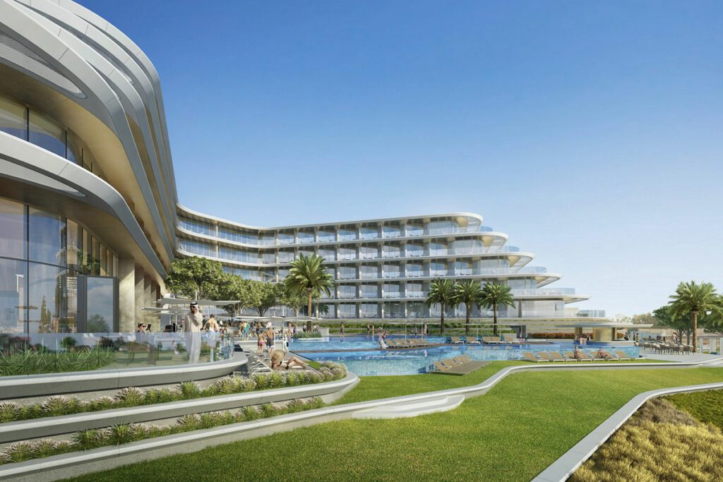 يعد فندق جيه ايه ليك فيو واحد من أجمل فنادق دبي على البحر