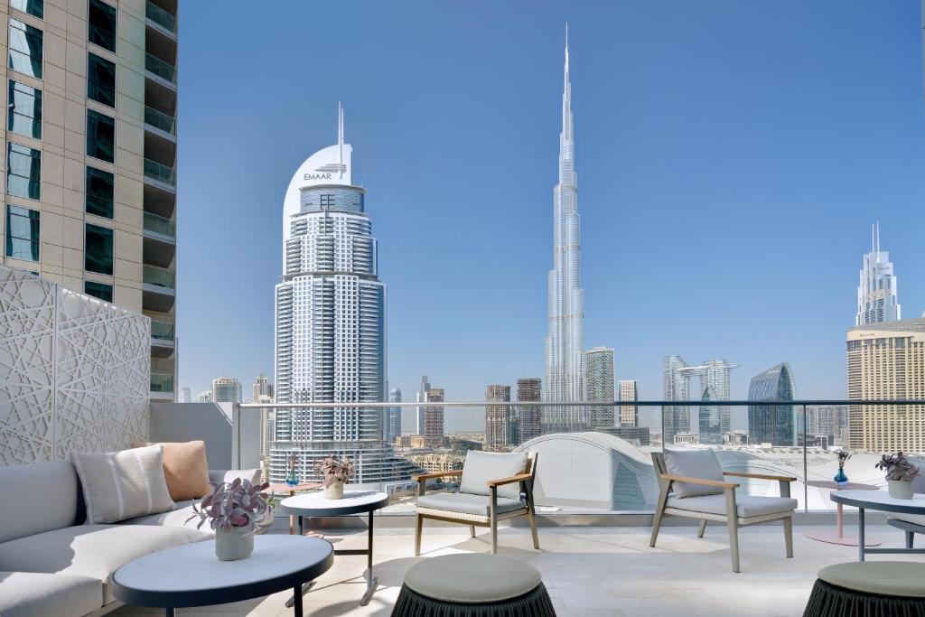 العنوان فاونتن فيوز يتميز بأنه أفضل فندق في دبي للعوائل

