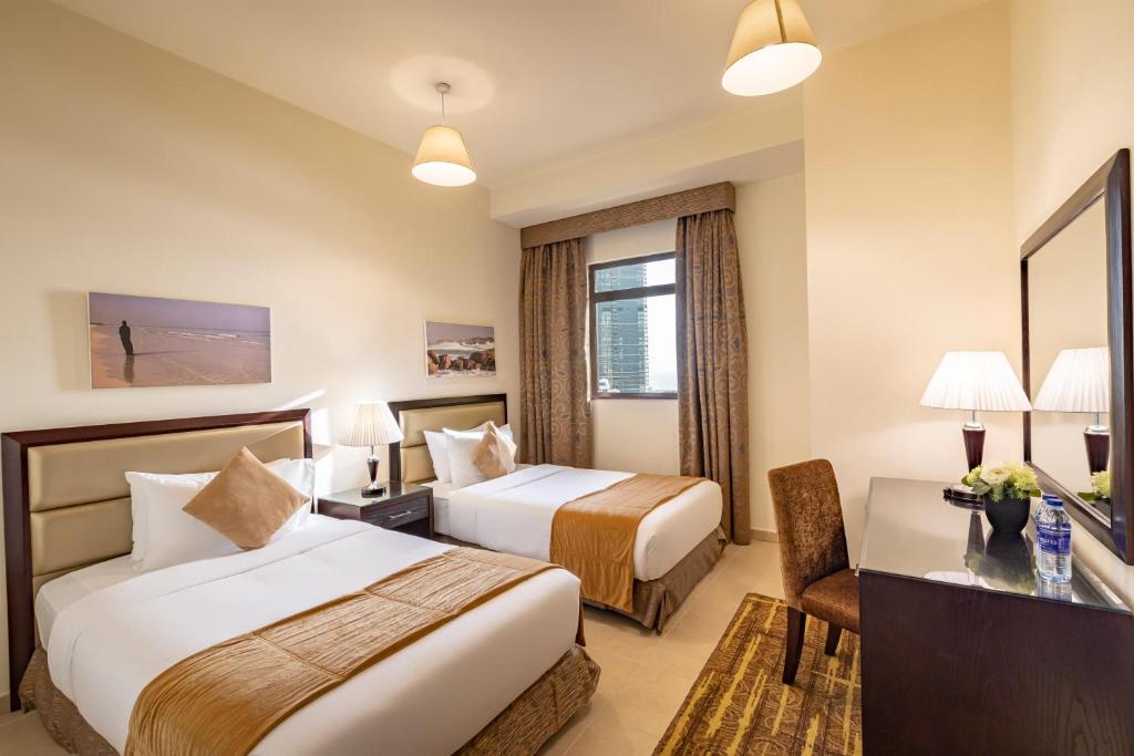 فندق روضة أمواج سويتس جي بي ار أفضل شقق فندقية مع مسبح خاص في دبي. 