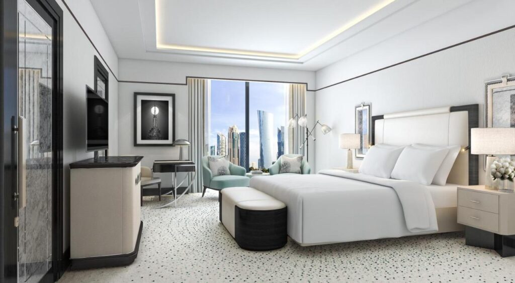 والدورف أستوريا الدوحة ويست باي هو من فنادق الدوحة الجديدة الفاخرة
