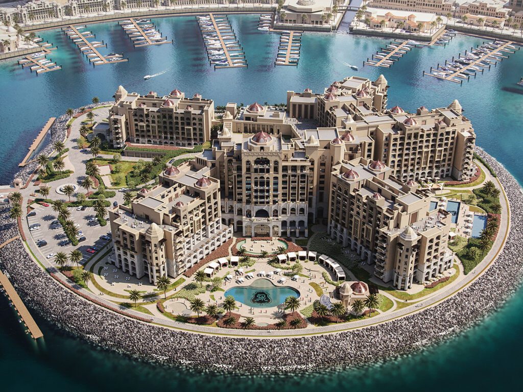 سانت ريجيس مرسى عربيّة اللؤلؤة قطر أجمل فنادق 5 نجوم في قطر

