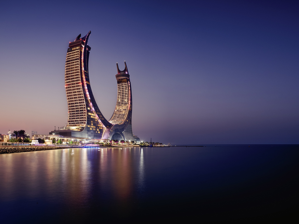 فندق رافلز قطر من أجمل فنادق في قطر على البحر
