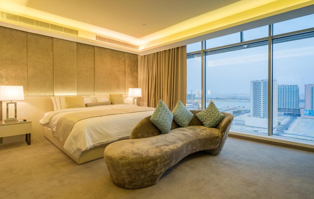 فندق ذا غروف البحرين من أفخم شاليهات أمواج البحرين مع مسبح خاص
