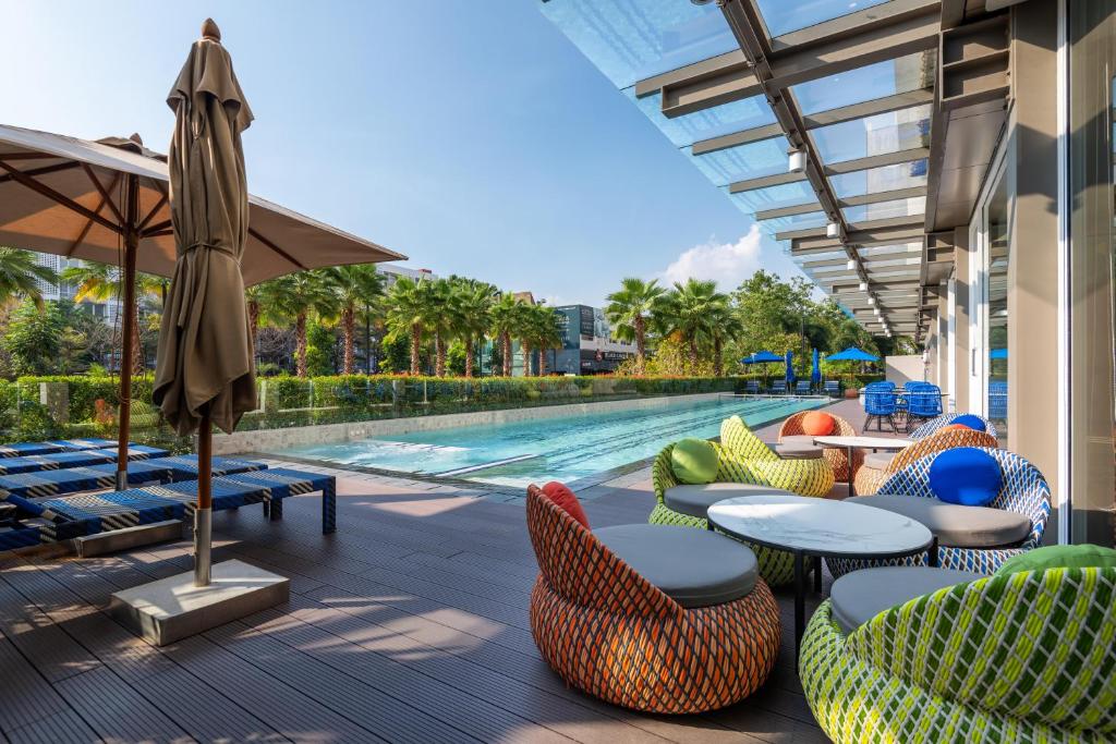 فندق مايتريا راما 9 بانكوك من أجمل شقق فندقية في بانكوك قريبة من المستشفى الأمريكي.